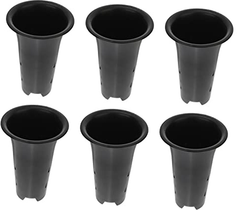 Abaodam 6pièces Lot de Pots pour Orchidées Plastique avec Trous pour Maison Jardin