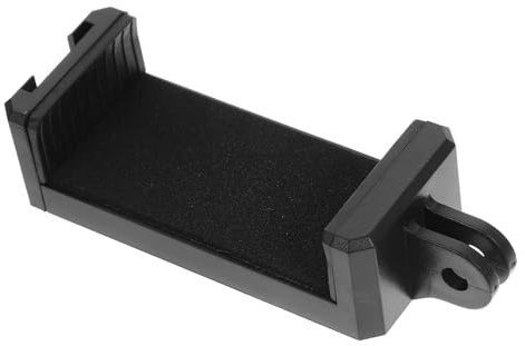 DECOMELODY Soporte para Teléfono Móvil para Trípode Abrazadera Ajustable de Plástico Resistente con Montaje Zapata Fría Accesorio Práctico para Fotógrafos y Videógrafos