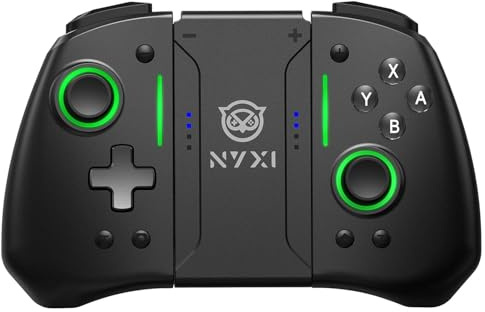 NYXI Hyperion Pro Wireless Controller für Switch/OLED,Switch Pro Controller mit Hall-Effekt-Joystick,Programmierbar,6-Achsen-Gyroskop,Turbo&Vibration (Schwarz)