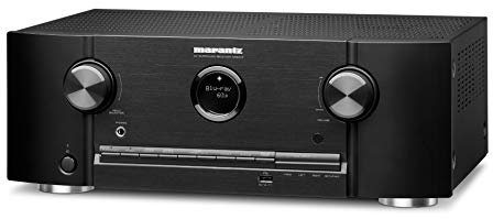 Marantz SR5015 7.2-Kanal AV-Receiver, HiFi Verstärker, Alexa kompatibel, 6 HDMI Eingänge und 2 Ausgänge, 8K Video, WLAN, Musikstreaming, Dolby Atmos, AirPlay 2, HEOS Multiroom, 0, Schwarz
