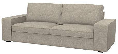 Soferia Sofabezug Kompatibel Mit Kivik Sofaüberzug Sofaüberwurf Sofaschoner Cover Fleckschutz Kratzfest Robust Strong Taupe Beige