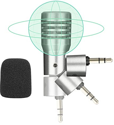 BOYA by-p4a Caméra Externe Microphone 3,5 mm TRS Mini Micro caméra avec réduction du Bruit pour la caméra/caméscope DSLR/Youtube/Vlogging/Video Recordage