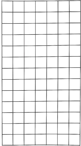 Deco Woerner Wand-Gitter Decken-Gitter Deko-Gitter schwarz 70 x 130 cm Dekorations-Hilfe Pflanzen-Gitter