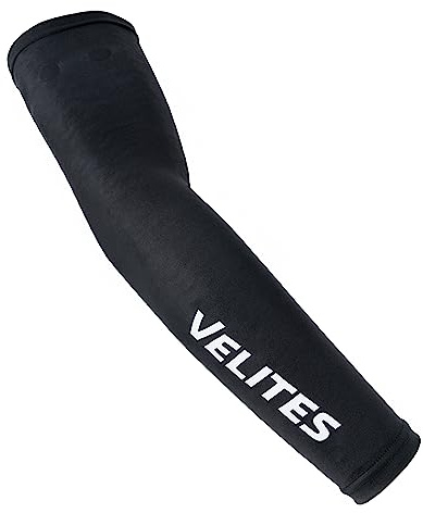 Velites Maniche Depotive da Braccio Sleeves Black I Manica Compressiva per Allenamento Funzionale, Cross Training, Esercizi Ginnastici..I Colore Unico (S-M)