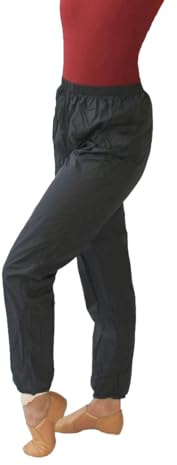 LE CÔTÉ CHIC Pantalones Largos Efecto Sauna para Danza y Deporte, Unisex, Colores Negro y Rosa, Cintura y bajo elásticos