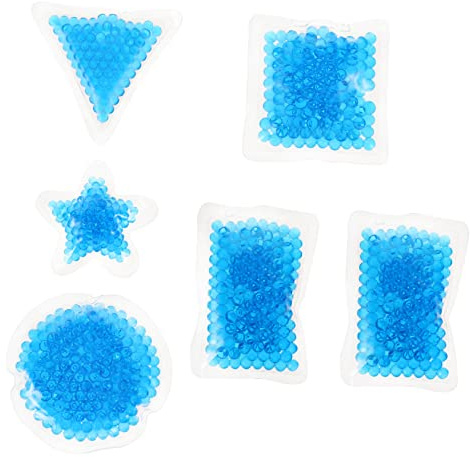 Mobestech 6pezzi Sacchetti Ghiaccio Riutilizzabili Gel Piccoli Impacchi Refrigeranti Per Rinfrescare Facili Da Usare e Pratici Per Ogni Occasione