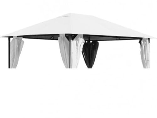 Ersatzplane Ersatzdach für Pavillon 3 x 4 m, weiß, 220 g/m²