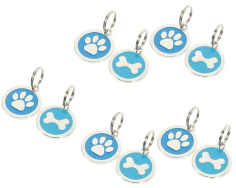 Beavorty 10stücke Personalisierte -id- Für Hunde Hundemarken Robust Und Dekorativ Für Für Und Identifikation