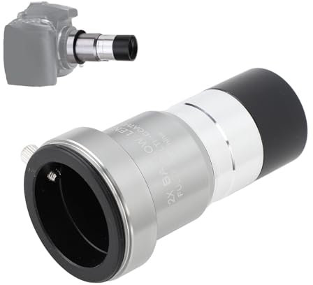 2X Barlowlinse 1,25 Zoll Metall Teleskopokulare mit M42 Gewinde Kamera Anschlussschnittstelle für Astronomische Teleskop DSLR Fotografie