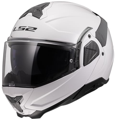 LS2, Modularer Motorradhelm ADVANT II SOLID Gloss White