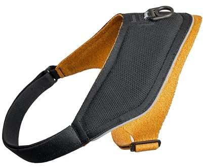 JK9 KnitFit Gestricktes Hundegeschirr, Größe: XL, Gelb-Schwarz