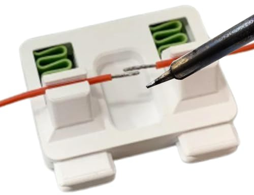 Stazione di saldatura Helping Hands, strumento di saldatura a terza mano, morsetto porta filo, design regolabile, funzionalità versatile, 7 x 5 x 3 cm per installazioni audio auto, riparazioni