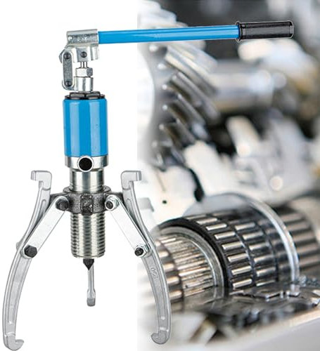 ZQYPENOZ Kit di Estrazione idraulica, separatore per Cuscinetti Ruota, Macchina per l'estrazione di Tubi dell'olio con Pompa 3 in 1 per Cuscinetti Ruota, Facile da trasportare o riporre, blu-10T