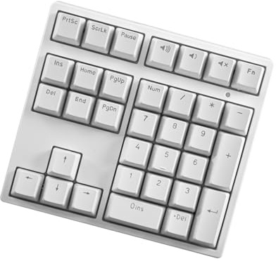 Illkjasfc Tastierino Numerico con Filo 34 USB Tastiera Portatile Contabilità Finanziaria per Laptop/Computer/Notebook USB