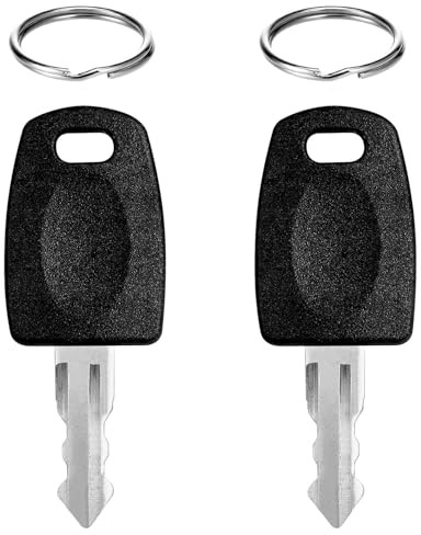 Yuiturt Lot de 2 Clés Maîtresses TSA 007/002 Universelles -clef passe partout- Clé de Douane pour Valise et Bagages - pour Déverrouillage Serrures TSA en Cas d'Oubli de Code Compatibles avec TSA