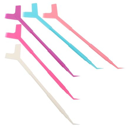 SKISUNO Herramienta para Pestañas Injertadas 50 Piezas Tres en Uno Cepillo Rímel y Separador Colores Surtidos Accesorio Lifting Pestañas y Tinte para Maquillaje Color Aleatorio
