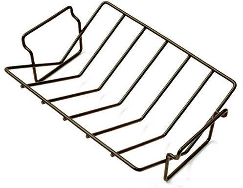 Norpro Nonstick Roasting Rack Heavy Duty | Extra Large 13 x 10 | 1-Count, Black, 1 EA