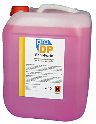 10l Kanister Pro DP Sani Forte Profi Sanitärreiniger Badreiniger Sanitär Reiniger Unterhaltsreiniger stark Made in Germany