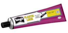Tangit - Racorétanch Plastique (tube de 75 ml) – Silicone acétique basse viscosité pour étanchéité des raccords plastique et métal – Résine étanche blanche résistante à l’eau, aux huiles et acides