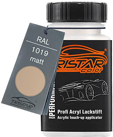 TRISTARcolor RAL 1019 Graubeige matt Lackstift 50 ml schnelltrocknend