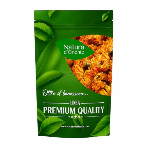 NATURA D'ORIENTE Calendula Fiori Interi 100g | Fiori interi di Calendula officinalis L. • Origine Serbia