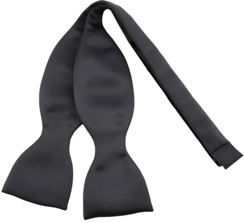 TigerTie - papillon annodare a - papillon volare - antracite grigio scuro Uni + box