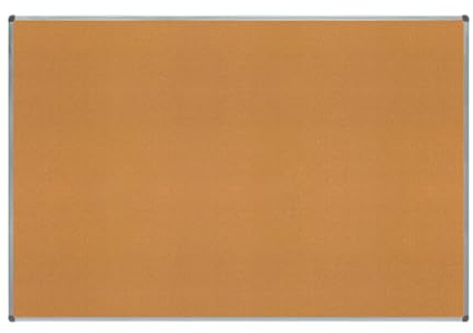 Rocada | Tablero de Corcho 150 x 100 cm - Marco de Aluminio - Tablón de Anuncios Grande para Oficina y Pared - Corcho Autoregenerable