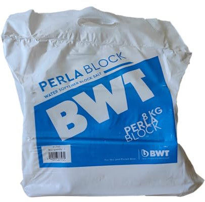 BWT Water Softener Block Salt SALTBLO 8 kg (Set of 2 4kg Blocks Included Within Pack)