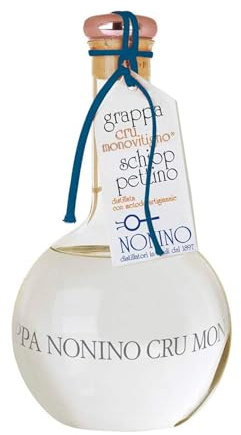 Distillerie Nonino, Grappa Nonino Cru Monovitigno Schioppettino - 1000 ml | Grappa Cru Monovitigno Nonino Schioppettino, 45% vol, elegante, fresca e leggermente floreale. Ampolla soffiata a mano.
