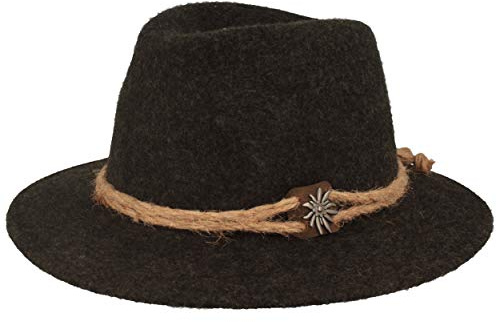 Breiter Original Herren Trachtenhut Filzhut Wanderhut Tiroler-Art