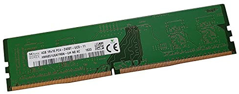 Hynix 4GB RAM Memory Sticks HMA851U6AFR6N-UH DDR4 DIMM PC4-19200U 2400MHz 1Rx8 CL17 1.2v