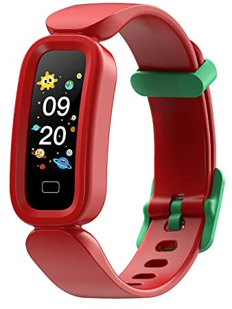 MicLee 0.96 Zoll Kinder Smartwatch Tracker Fitness Armband mit Pulsmesser Fitness Tracker Fitness Uhr Sportuhr Pulsuhren Wasserdicht Kompatibel Android und IOS für Jungen Mädchen