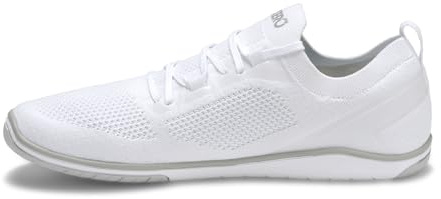 Xero Shoes Men's Nexus Knit Athleisure Sneaker Zero Drop, Wide Toe Box, Lightweight & Barefoot Feel Shoes for Men White, Size 8 UK
