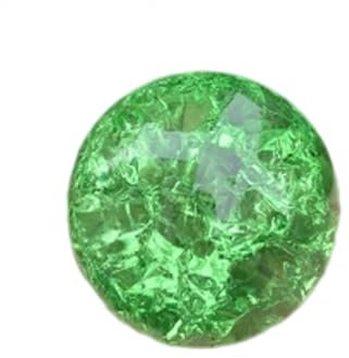 VIDECOR Bola de Cristal Feng Shui Fuente de Agua Bonsai Esfera de Vidrio Bola de Grieta de Hielo Decoración del Jardín del Hogar Adornos Esfera Agrietada Bolas Decorativas 1.57 Pulgadas,E