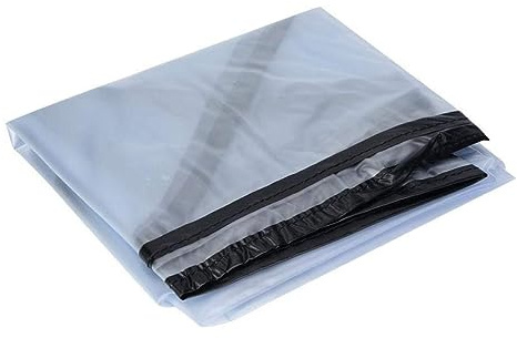 Transparente Pvc Regenschutzhülle für Wagen, Leichte Abdeckung | Praktisch zu Verstauen, Einfach zu Tragen und Verwenden, Passend für Cart, Klarer Wetterschutz