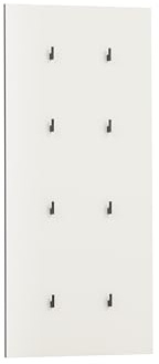 Schildmeyer Alexa Hakenpaneel 157209, Cremebeige, 49 x 2,6 x 109 cm
