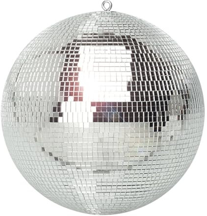 Mirrorball/Disco Ball Silver 30cm