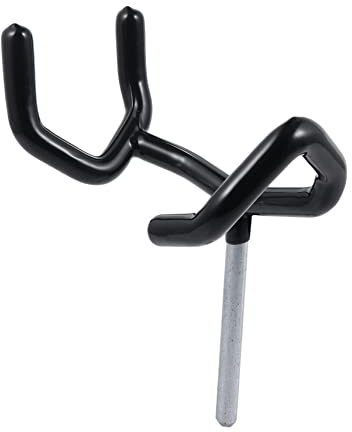 Microphone Boompole Holder for Mic Stand and Boom Pole | Metal and Plastic Construction, Black Finish, Lightweight Design, Suitable for C-stand Use and Recording Setups