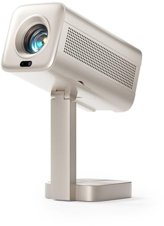 Smart Mini Beamer 4k [Kompatibel mit Netflix & Dolby Audio] VOPLLS TOF Autofokus/Trapezkorrektur Lumen Projektor, WiFi6 Bluetooth Full HD 1080P 210° Drehbar Beamer Heimkino/Outdoor für Handy/PC