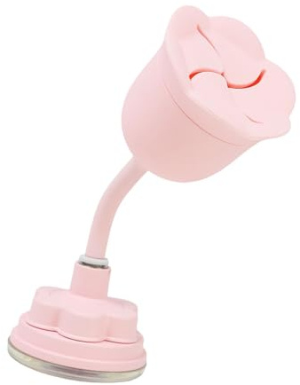 Soporte de silicona para pulir uñas con soporte en ángulo a prueba de derrames para botellas y ventosa fuerte para una colocación segura, base de succión, soporte para botellas