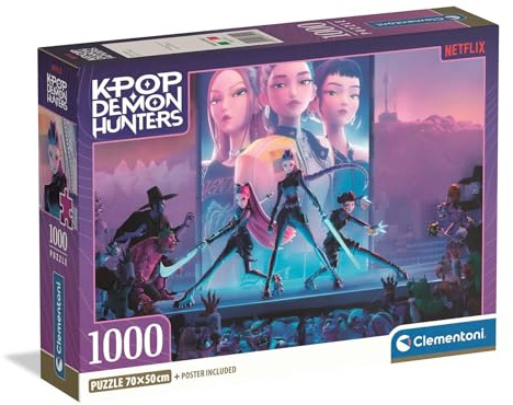 Puzzle K-Pop Demon Hunters 1000 Pièces au Format 70x50 cm Dès 14 Ans