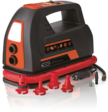 Skinhawk elektr. Hochleitungspumpe für Kajak/SUP Paddel Boards/Boote/Reifen/Luftmatratzen