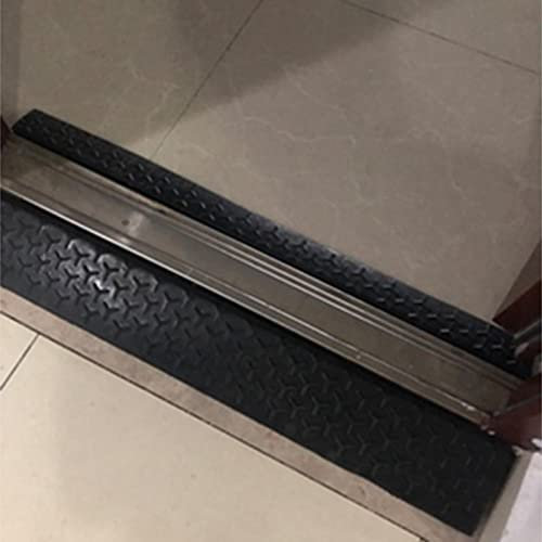 ZJMAMA Rampe Rampa Soglia in Gomma Rampa, 1/2/3/4/5 CM Aumento Sedie A Rotelle Rampe per Scale Porte in Vetro Scorrevoli Cortile Giardino di Casa, Pendenza per L'ingresso All'aperto all'Interno