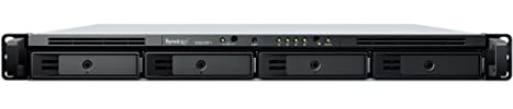 Synology RS822RP+ RackStation NAS 4 baies AMD Ryzen V1500B 2 Go de RAM 4 x RJ-45 1 GbE Port LAN 40 To avec 4 disques durs WD RED Plus NAS de 10 To