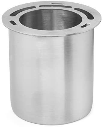 Moritz 1x Edelstahl Dose Ethanol 300 ml + Sparplatte Bioethanol Brenngel Dose Tischkamin Tischfeuer Kamin