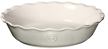 Emile Henry Plat à tarte Modern Classics Collection 22,9 cm/1,4 qt, gris perle