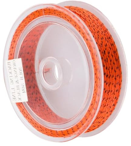 Abcsweet 20/30LB Backing Line Langlebige Reißfeste Fliegenfischschnur Und Schlaufe Polyester Geflochtene Schnur Angelzubehör 164 04ft Backing Line Zum Fliegenfischen
