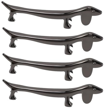 Soporte para Palillos, Superficie Lisa Portátil, 4 Piezas, Soporte Estable para Palillos con Revestimiento de Aleación de Zinc para el Hogar (DAUZw01sav4eg7-11)