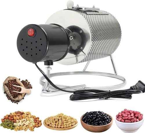 Coffee Grain Torsion, Manual Coffee Grain Torsion, With Stainless Steel Tray + Continuous Speed Control, For Grains, Grains, Peanuts, Walnuts, Coffee Beans
