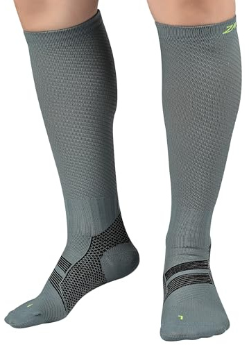 ZaTech Plantarfasziitis Kompressionsstrümpfe für Herren & Damen, Sport Kompressionssocken, Thrombosestrümpfe, 20-30 mmHg.